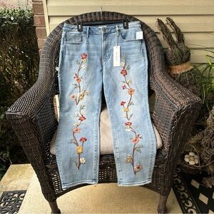 Driftwood Jackie Skinny - Copper Foliage Fields 33x28